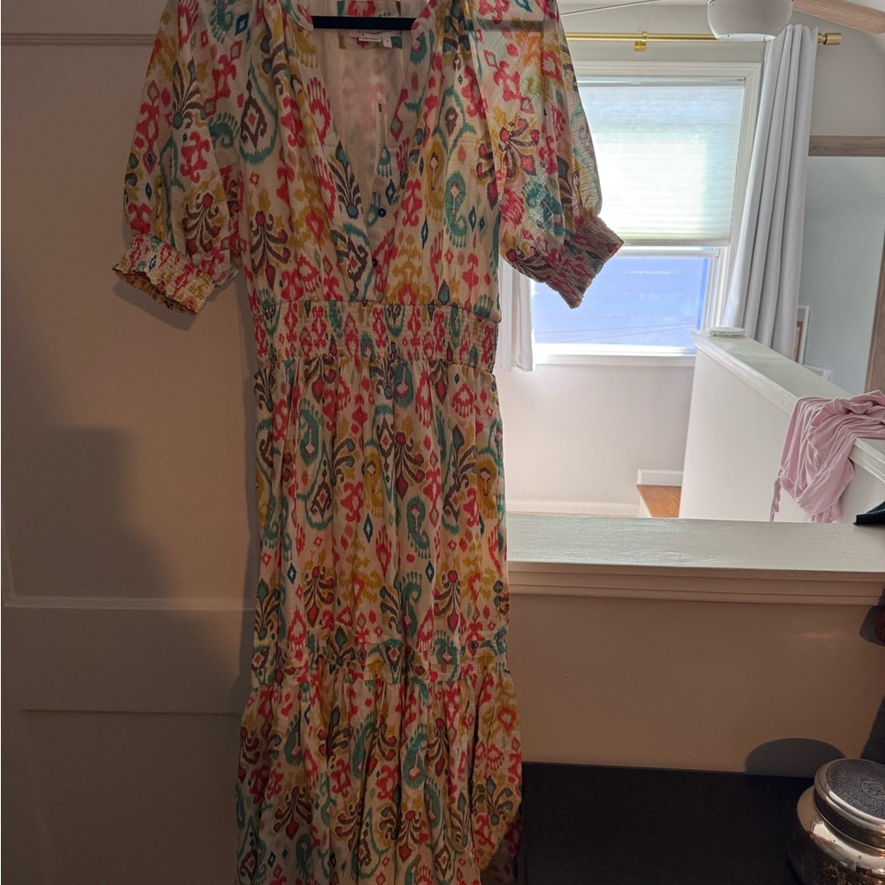 Anthropologie Multicolor Midi Dress